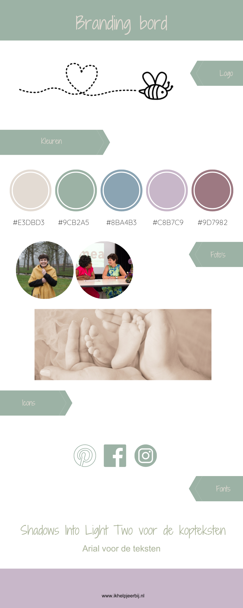 Brandingbord Ik help je er bij