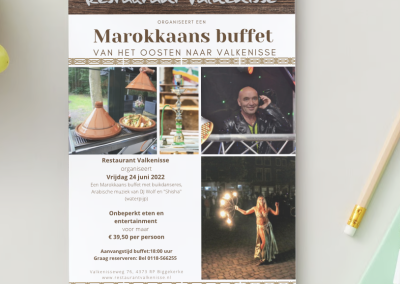 Flyer Marokkaans Buffet
