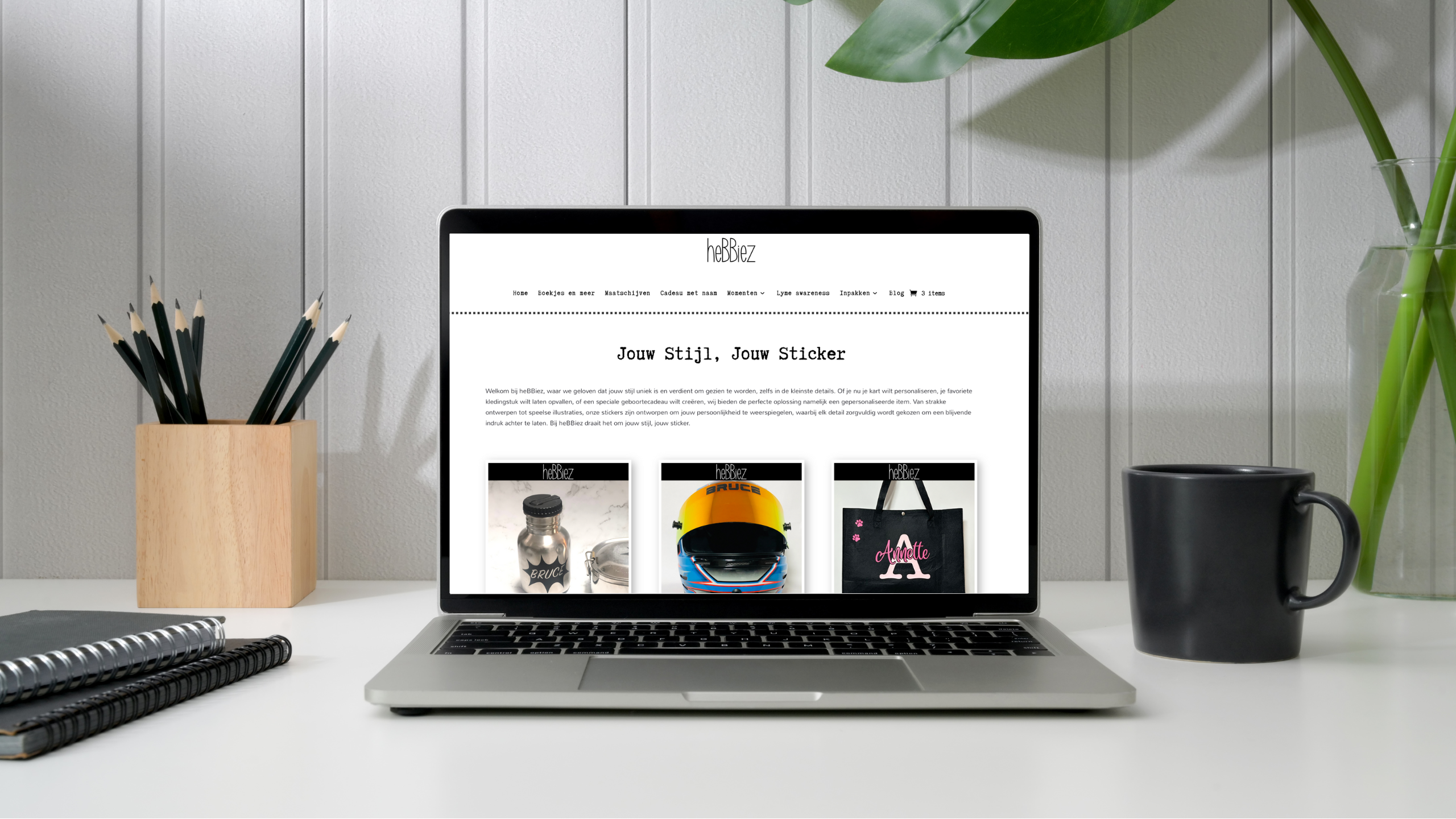 Voorbeeld website heBBiez