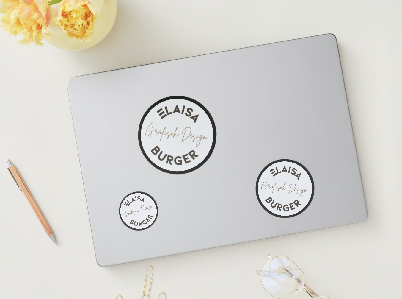 Sluitzegels Branding Elaisa Burger Grafisch Design